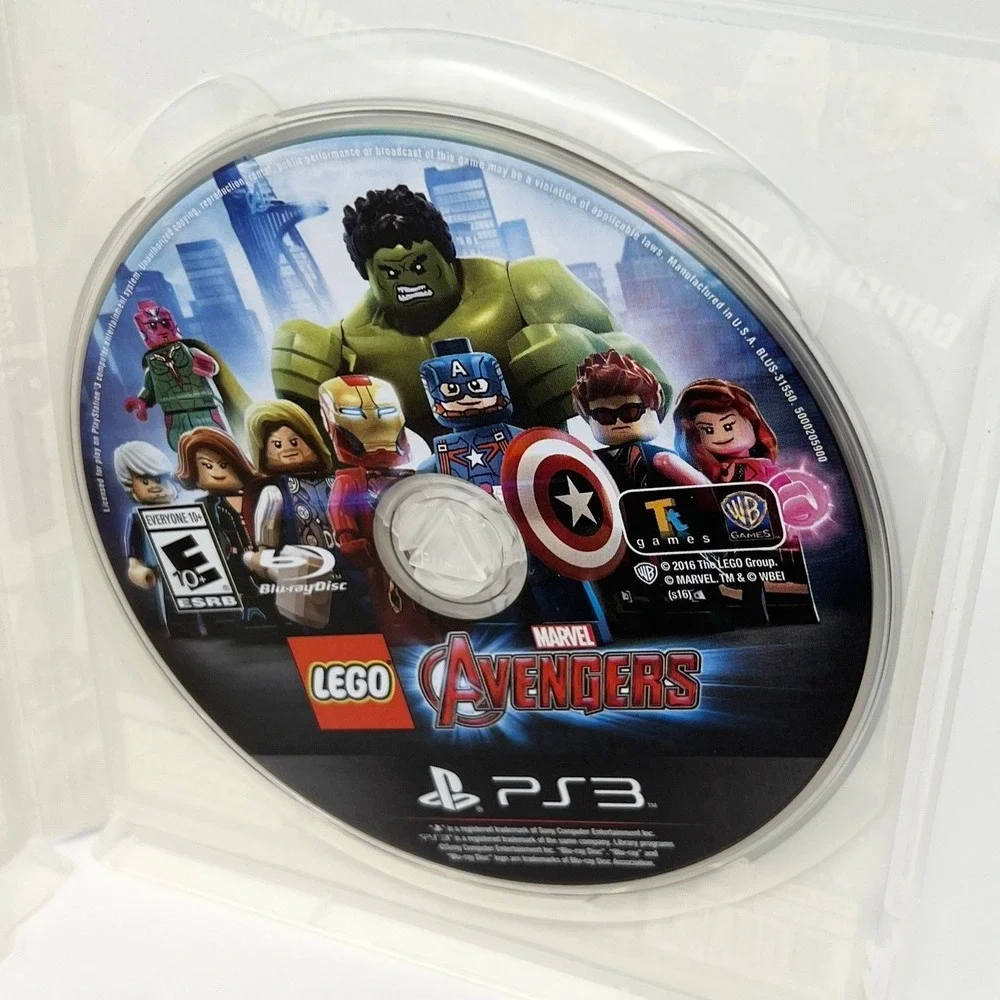 LEGO Marvel‎ Avengers Sony PlayStation 3 PS3 Game with Manual 2016 BLUS-31550
